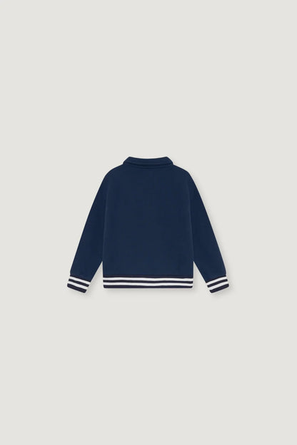 The New Society Boys Black Iris Misty Polo