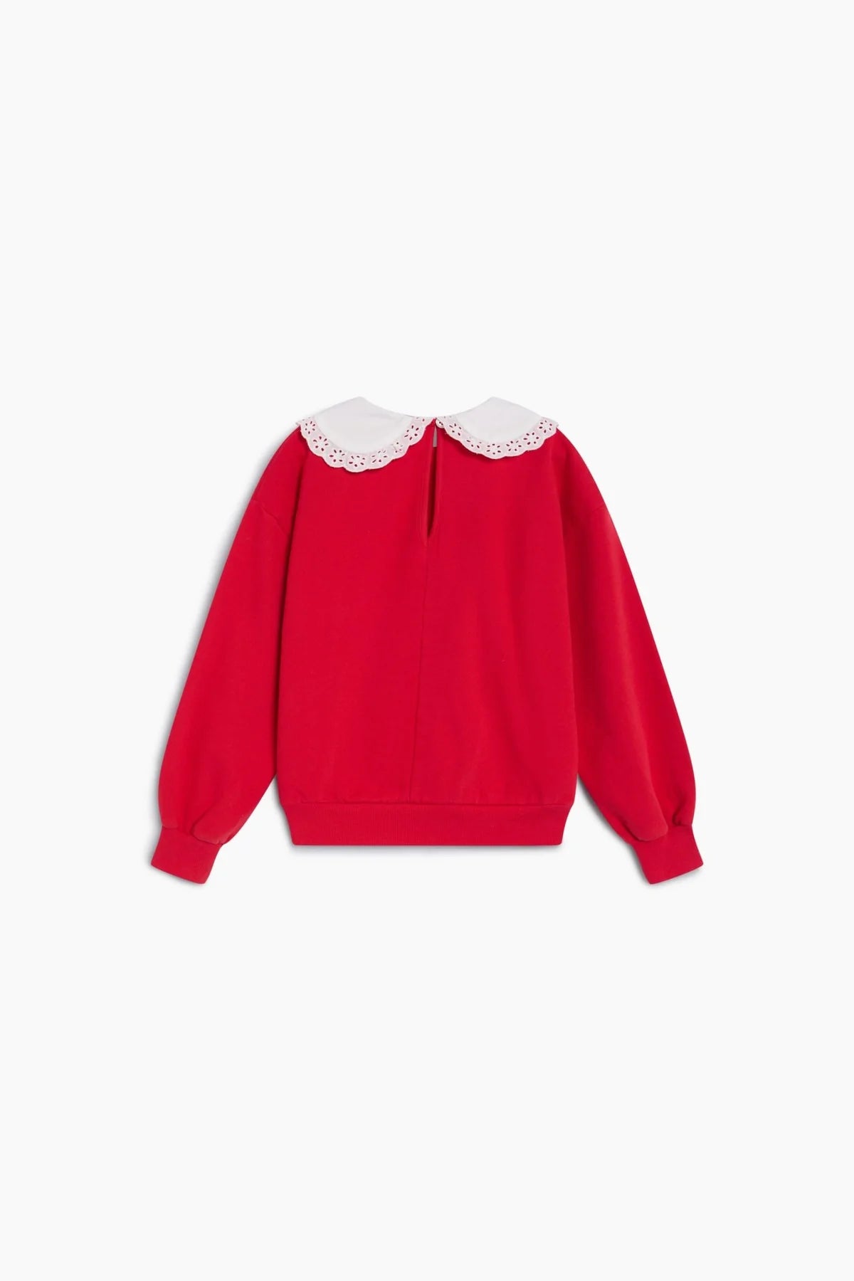 The New Society Girls Chinese Red Paris Sweatshirt