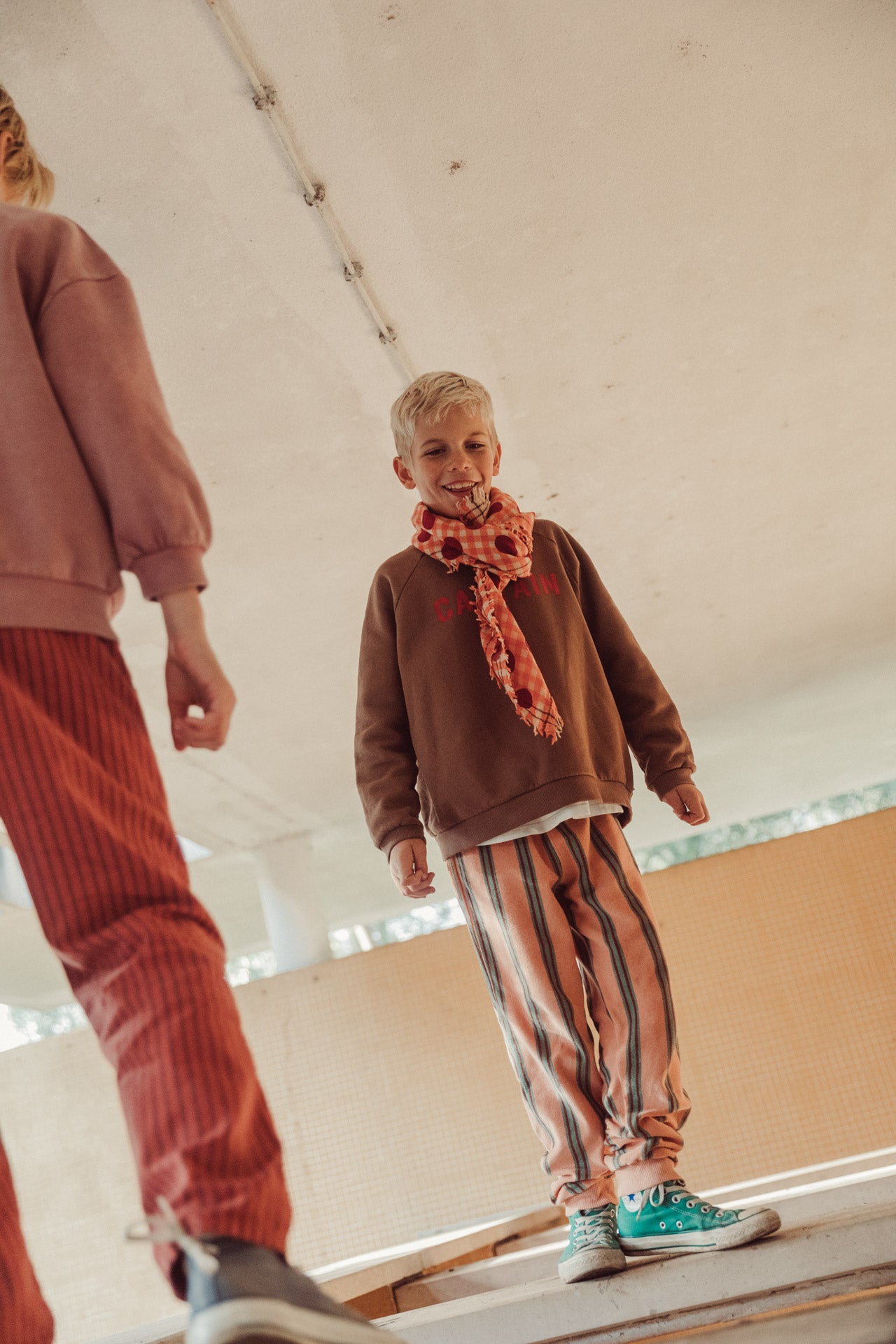 Piupiuchick Brown Print Sweatshirt