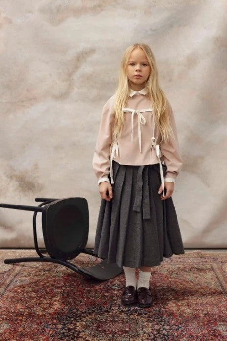 Unlabel Grey Wool Quiet Skirt
