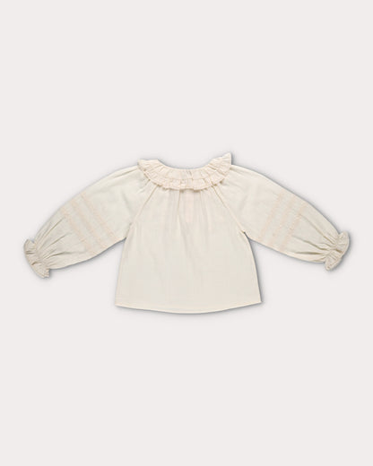 Early Sunday Girls Ecru Cécile Blouse