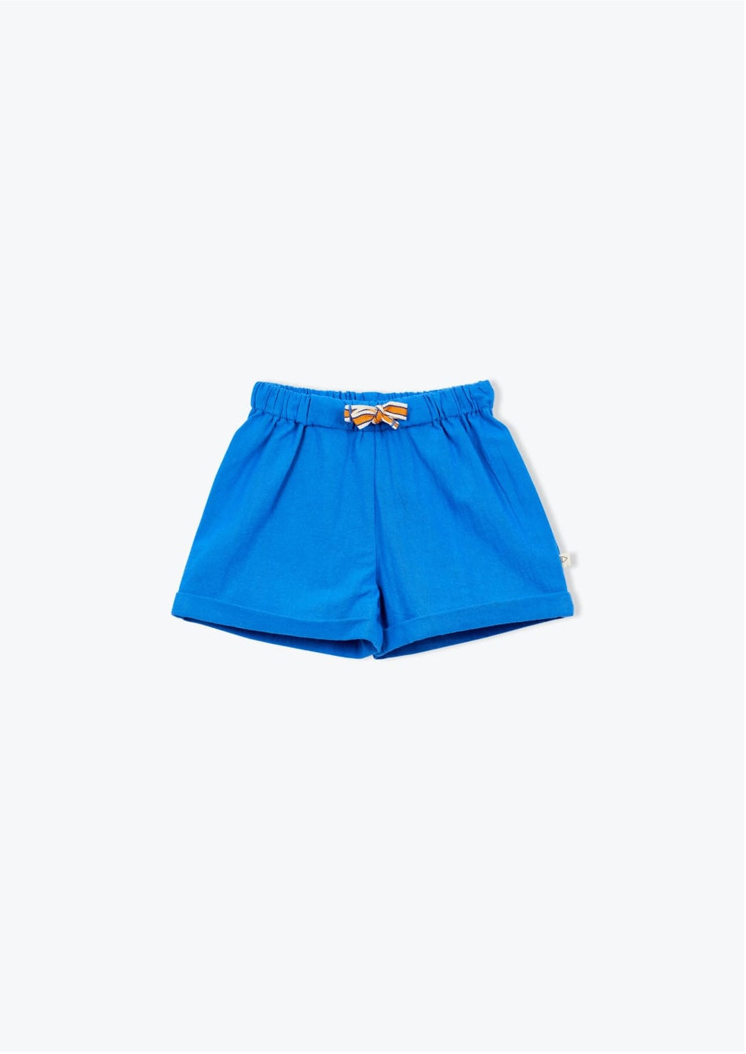 Arsene Cobalt Rustic Cotton Baby Shorts