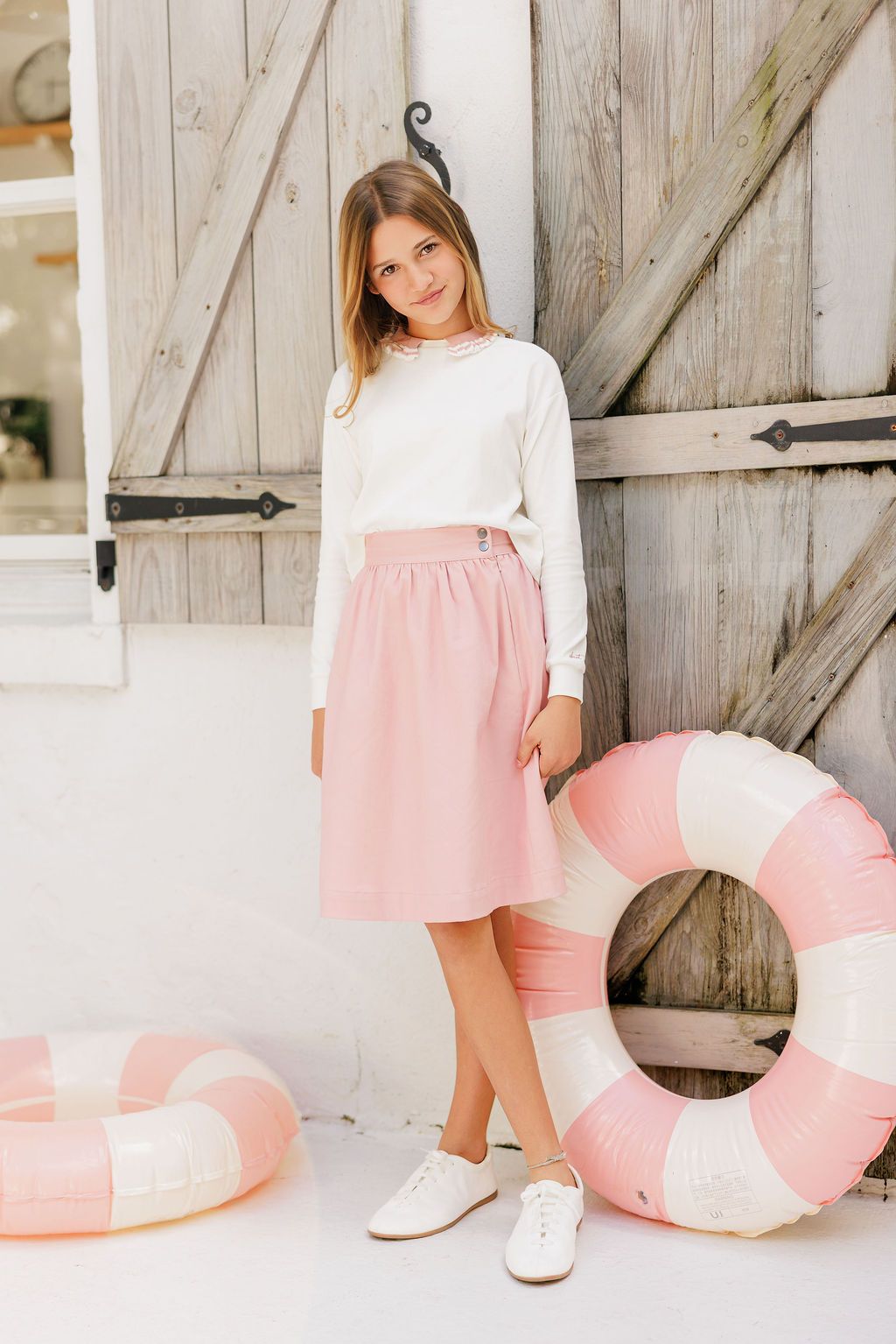 Duet Girls Soft Pink Skirt
