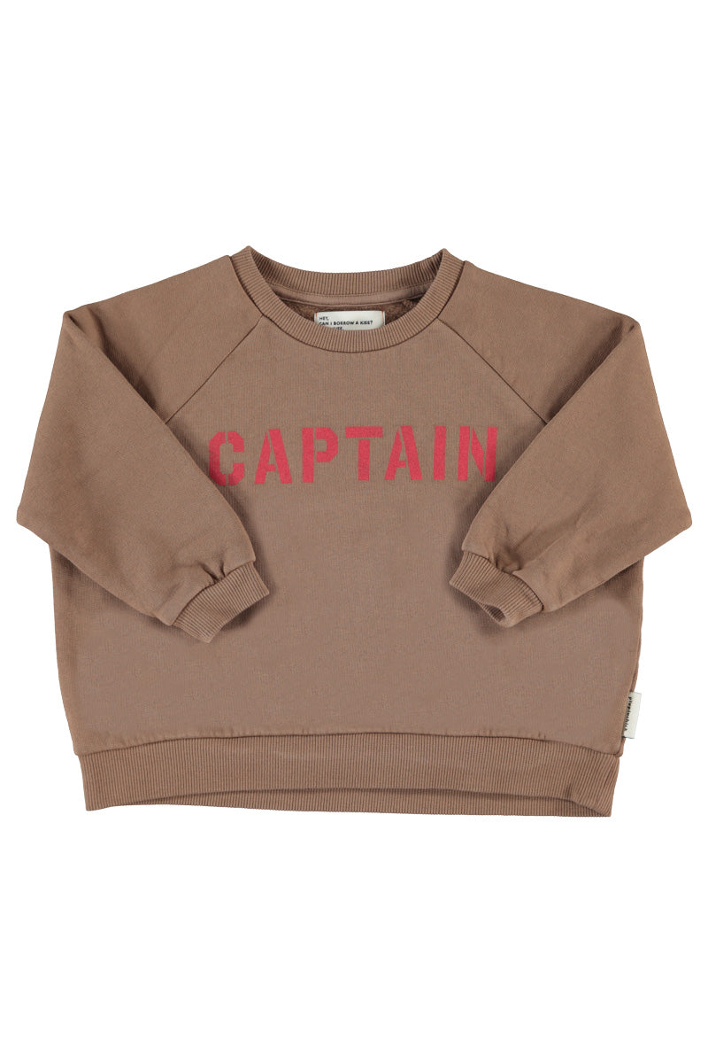 Piupiuchick Brown Print Sweatshirt