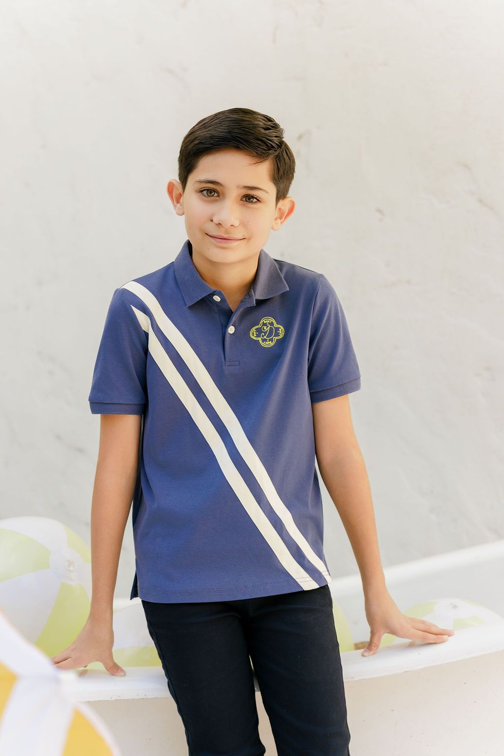 Duet Boys Stripe Edit Polo