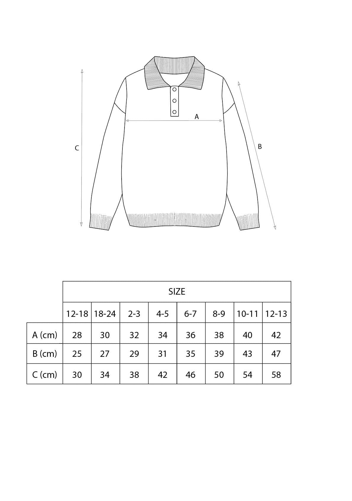 Popelin Grey Knitted Polo Sweater
