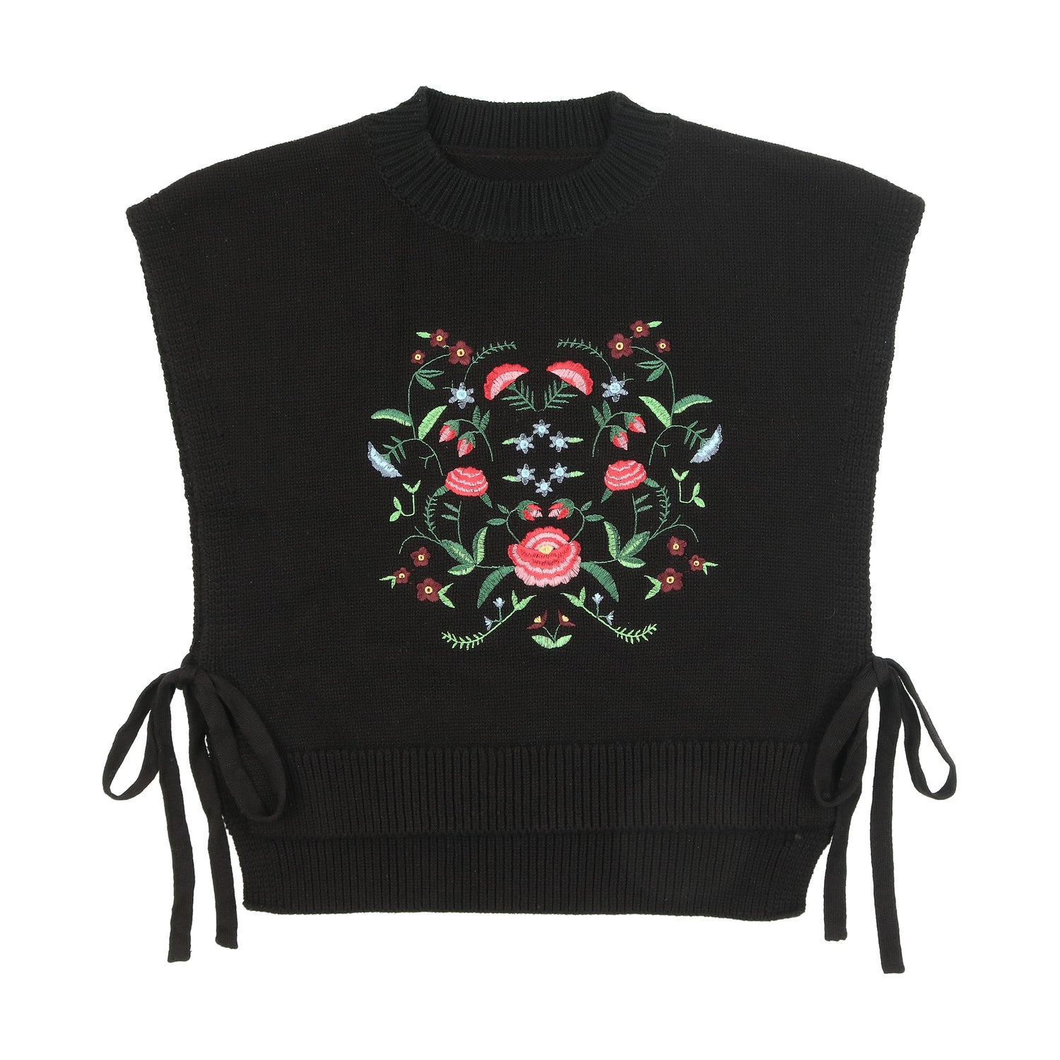 Urban Edge Embroidered Knit Vest