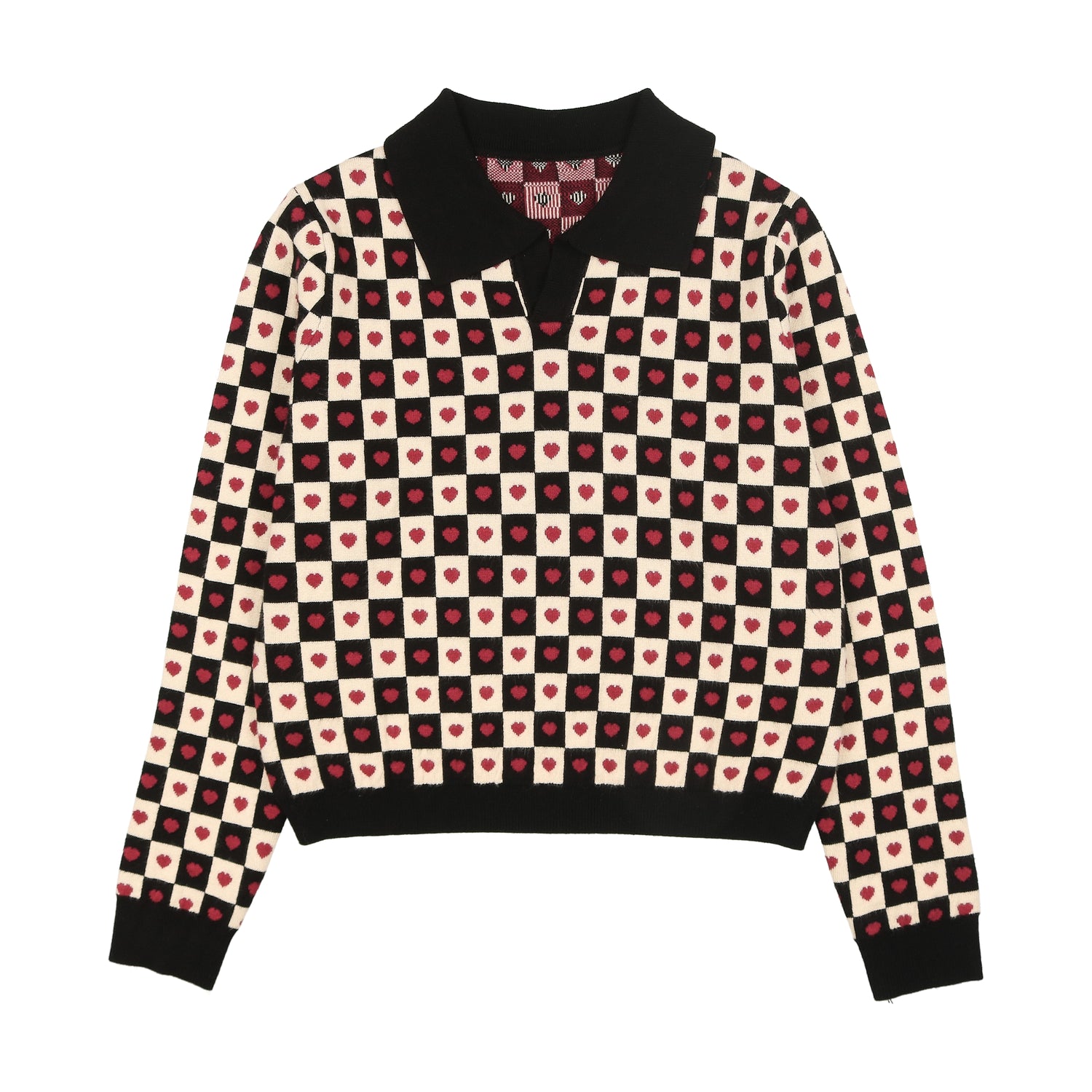 Urban Edge Checkered Heart Polo