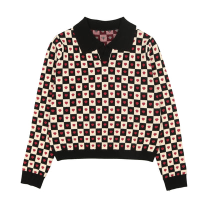 Urban Edge Checkered Heart Polo
