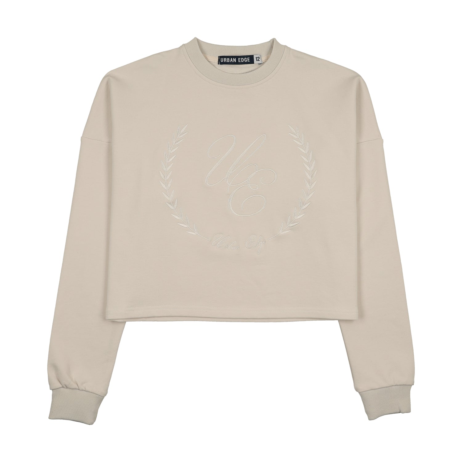 Urban Edge Ecru Tone on Tone Sweatshirt
