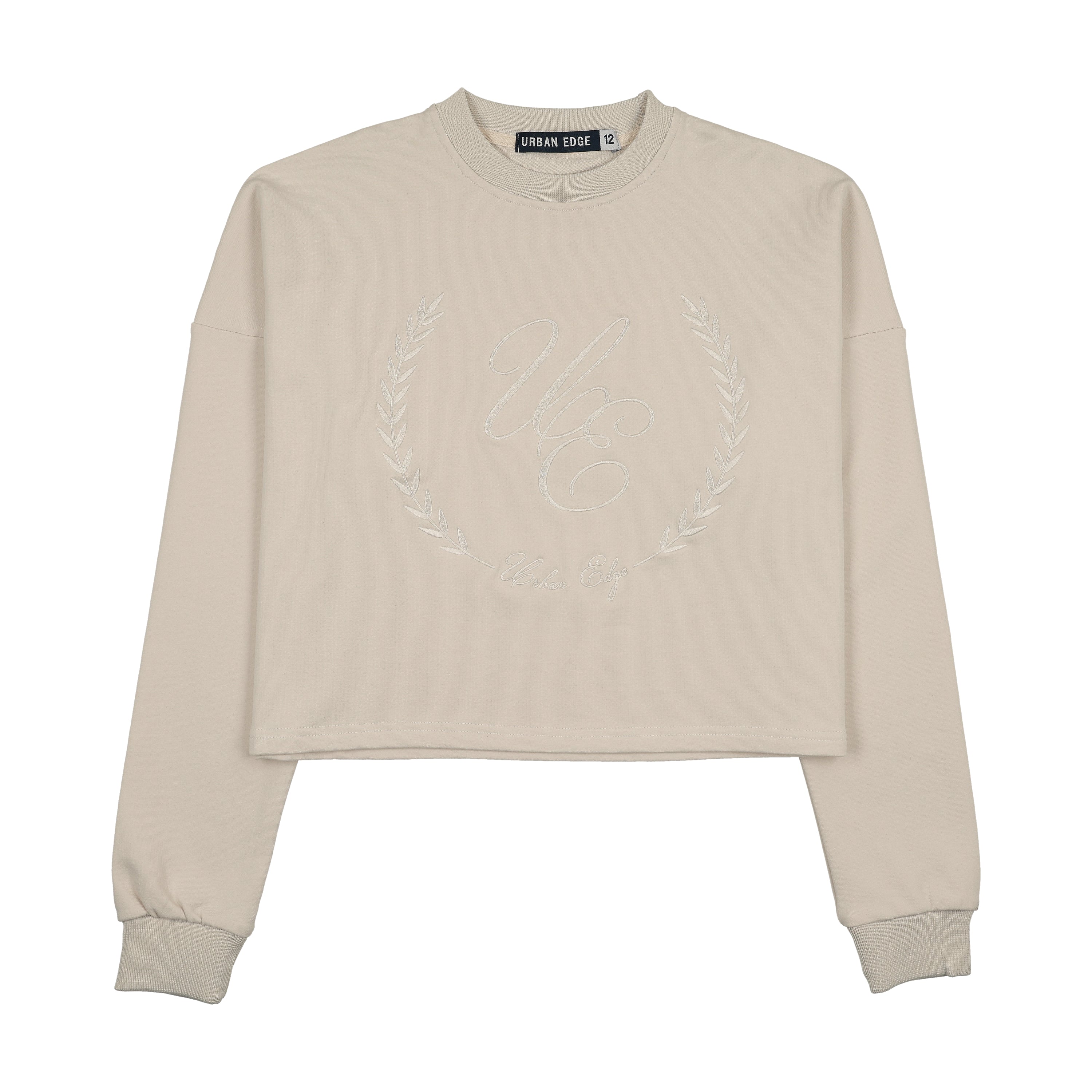 Urban Edge Ecru Tone on Tone Sweatshirt