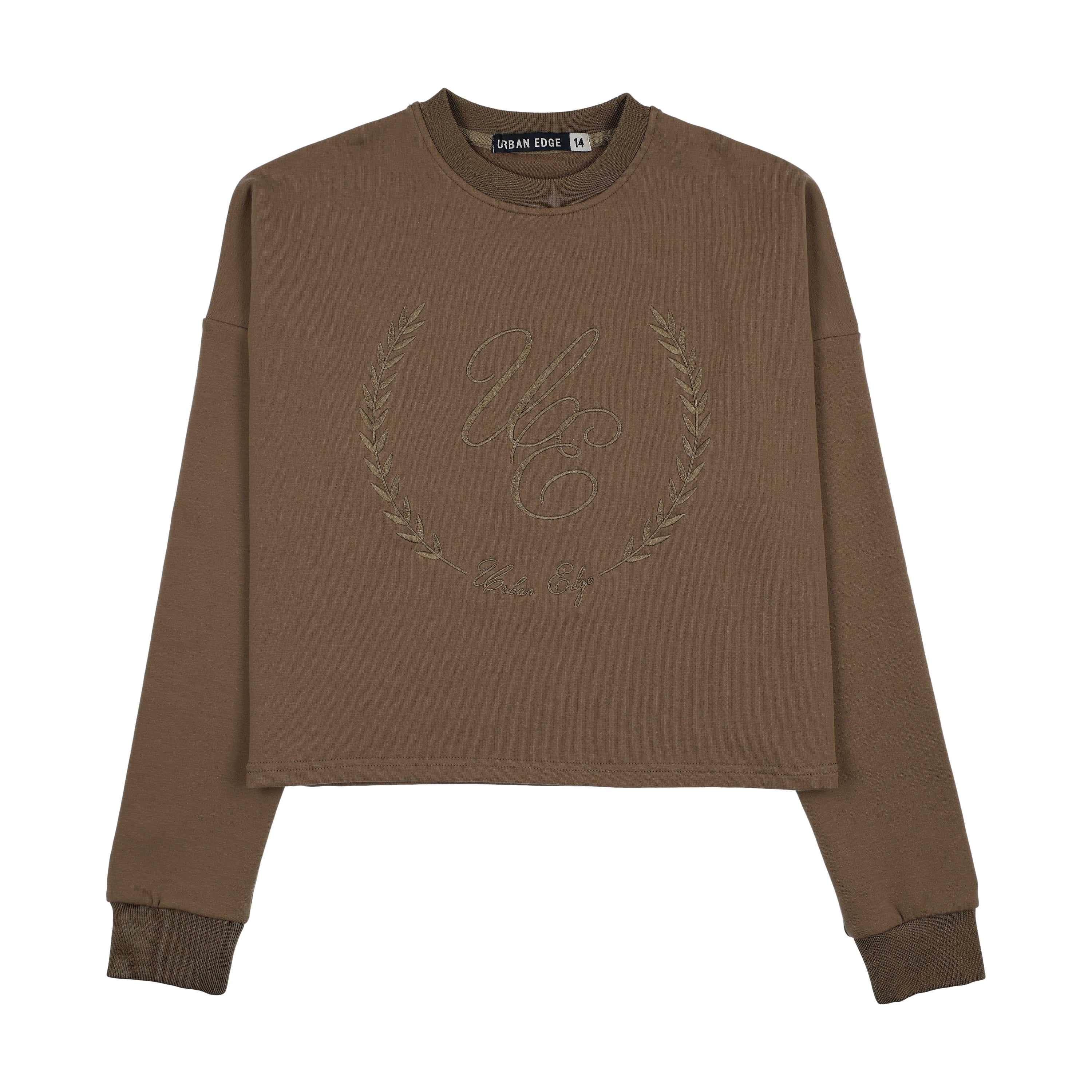 Urban Edge Khaki Tone on Tone Sweatshirt