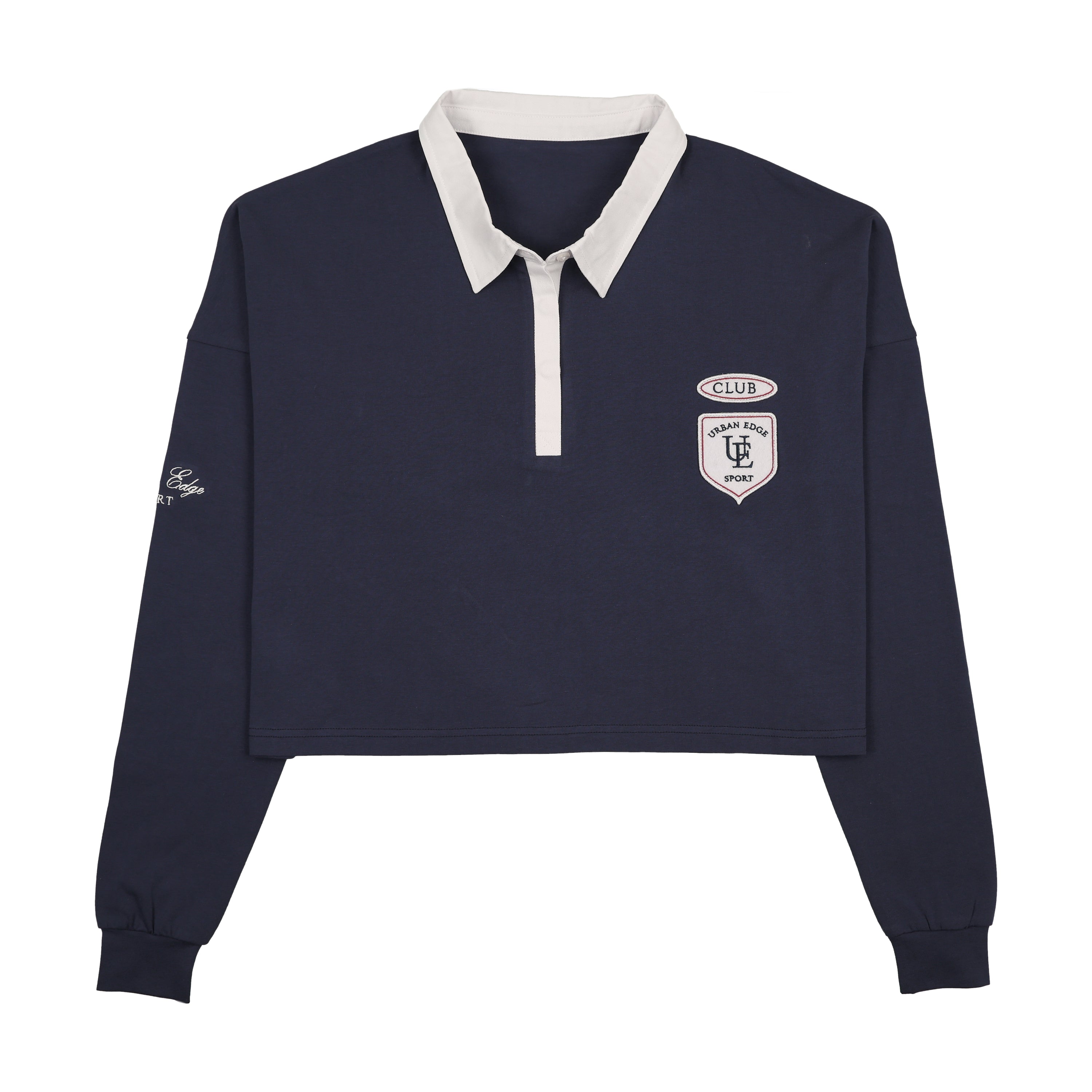 Urban Edge Navy Rugby Tee