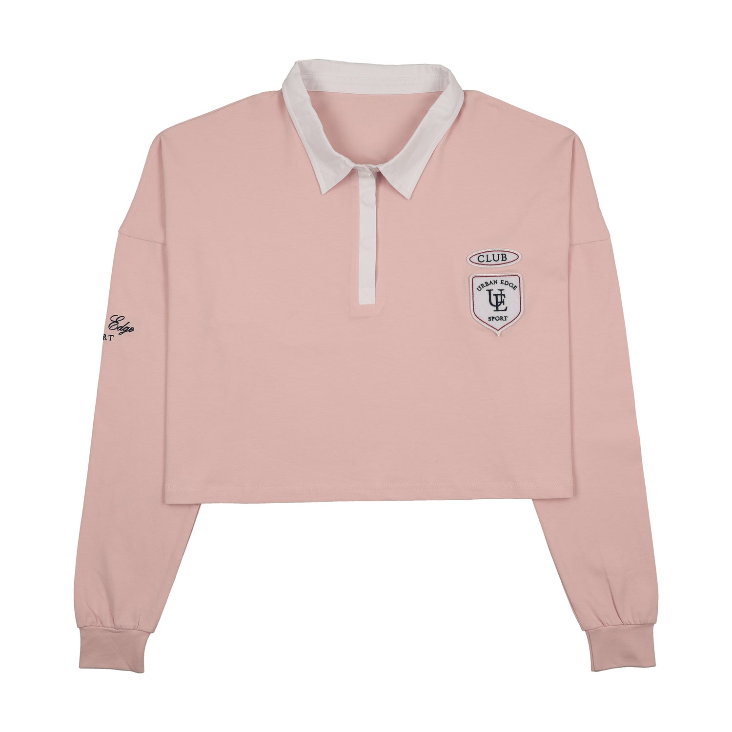 Urban Edge Pink Rugby Tee
