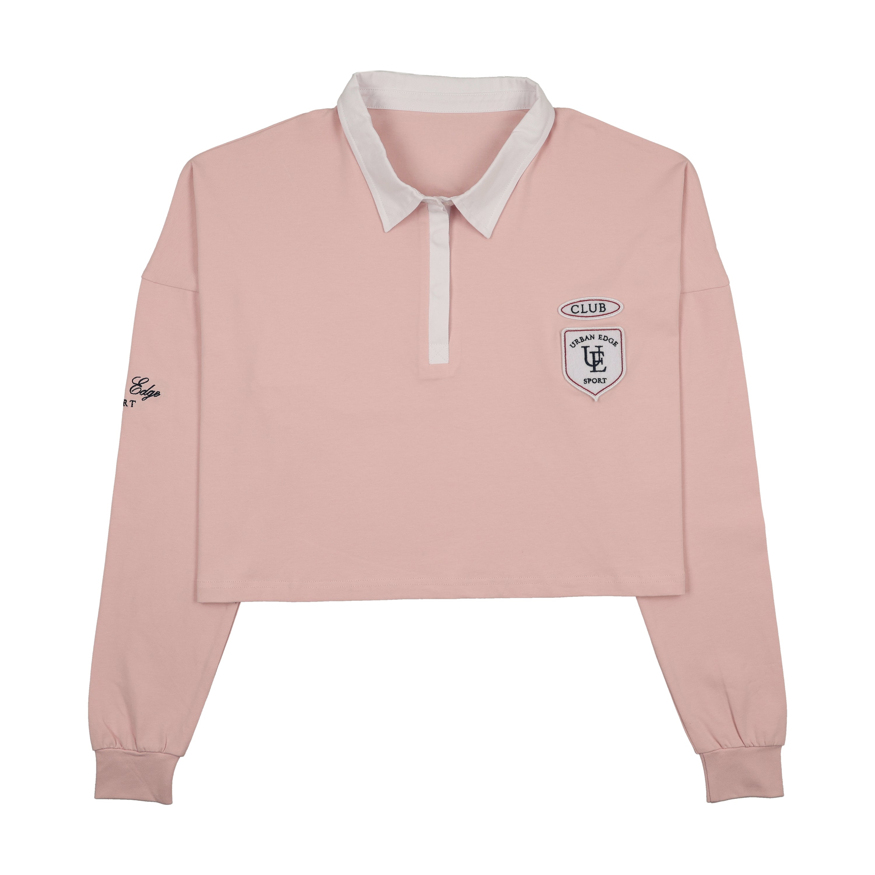 Urban Edge Pink Rugby Tee