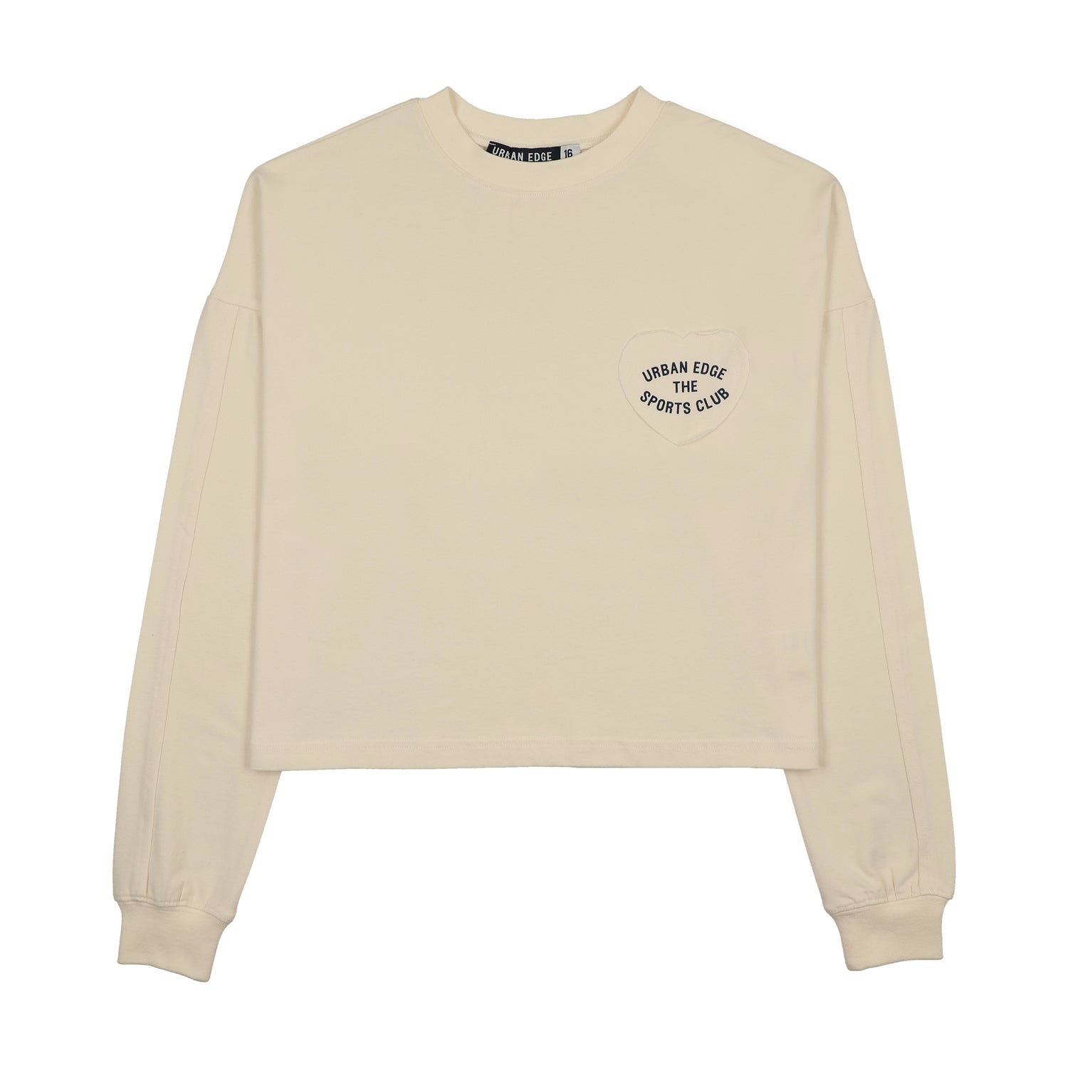Urban Edge Off-White Heart Patch Tee