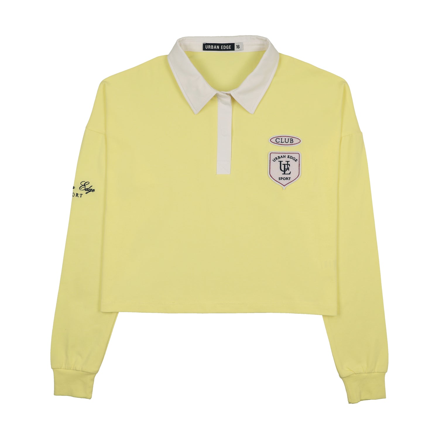 Urban Edge Yellow Rugby Tee