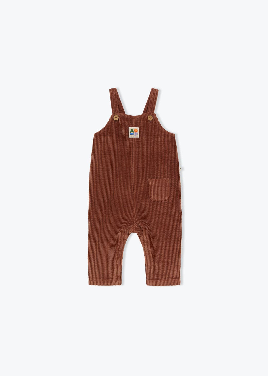 Arsene Baby Brown Corduroy Overalls