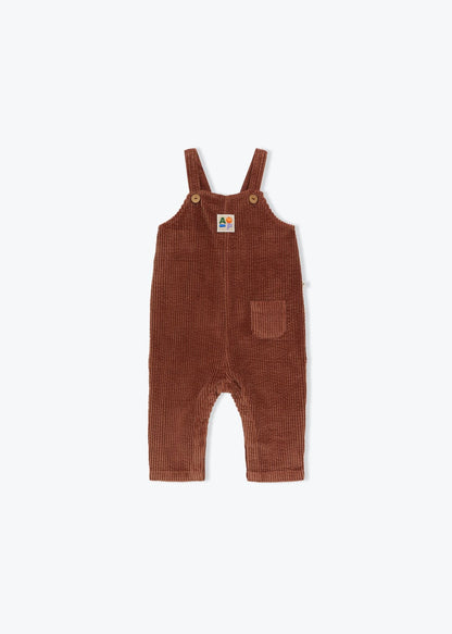 Arsene Baby Brown Corduroy Overalls